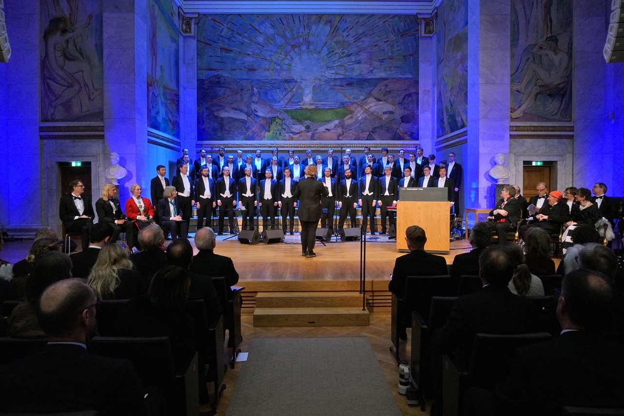 Award Ceremony at the Aula, University of Oslo